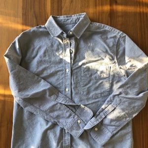 Everlane Box Shirt, Smoke, Size XS